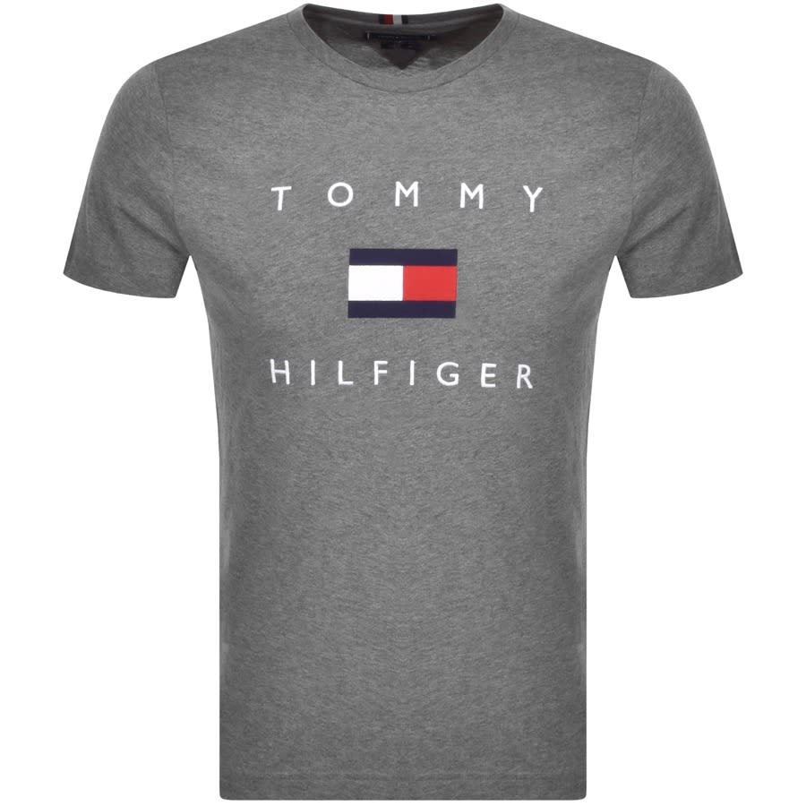 Alternative Image for ProductTommy Hilfiger Flag T Shirt Grey1